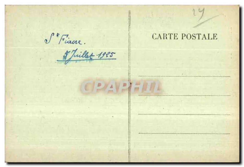 Le Faouët. Kapelle Saint-Fiacre, 15. Jahrhundert — Verlag: TAILLEUX & FILS - Rückseite