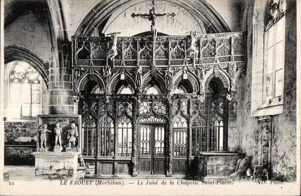 Le Faouët (Morbihan) — Der Jubé der Kapelle Saint-Fiacre — ND. Phot. - Vorderseite
