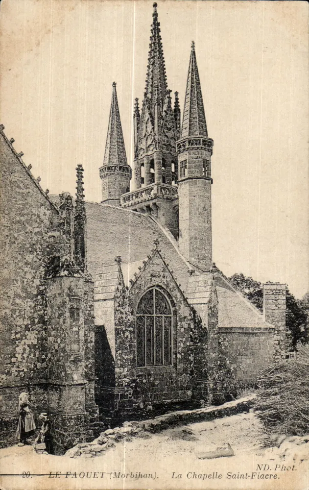 Le Faouët (Morbihan) — Kapelle Saint-Fiacre — ND. Foto. - Vorderseite