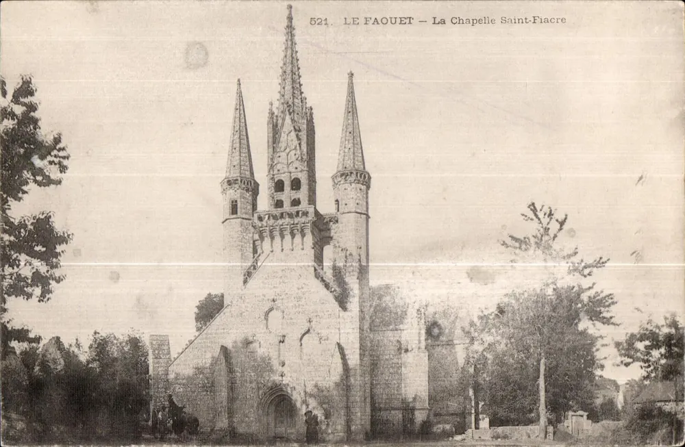 Le Faouët — Kapelle Saint-Fiacre — unbekannter Verlag, Nr. 521 - Vorderseite