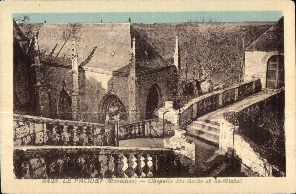 Le Faouët (Morbihan) — Kapelle St. Barbara und St. Michael - Vorderseite