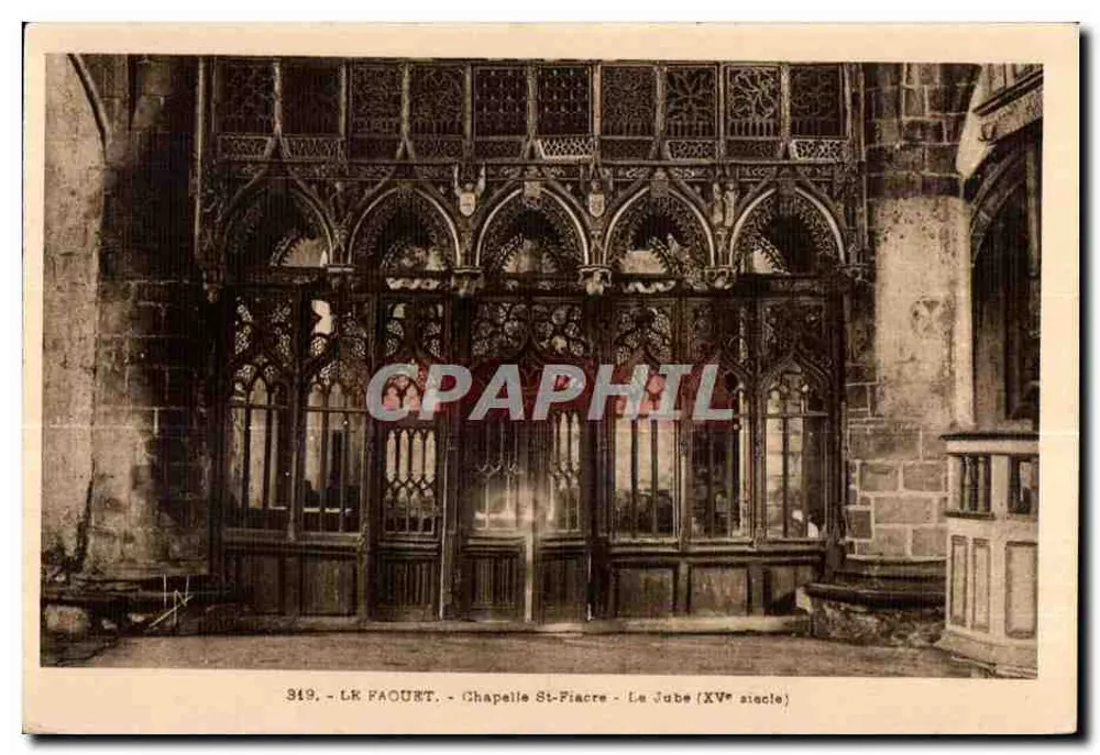 La Jube - Kapelle St-Piacre - 15. Jahrhundert — LR PACOURET, Nr. 319 - Vorderseite
