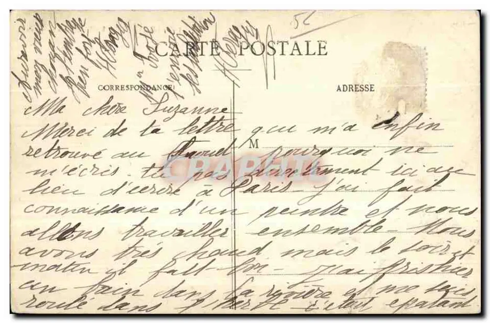 Le Faouët - O Torrencial de Barrigan — n° 518, editor impreciso - Verso