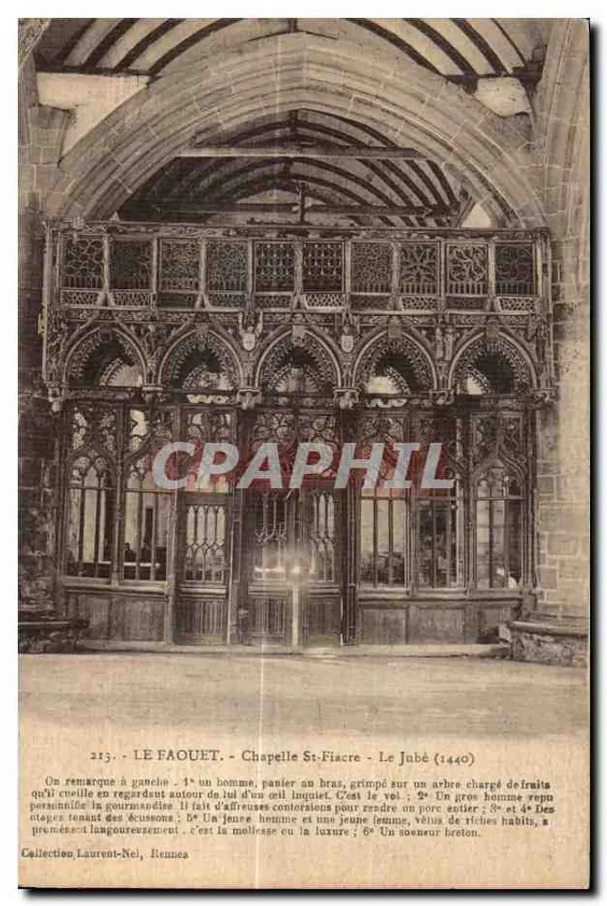 Chapelle Saint-Fiacre — Der Chorvorhang (1440) — Sammlung Laurent-Nel, Rennes - Vorderseite