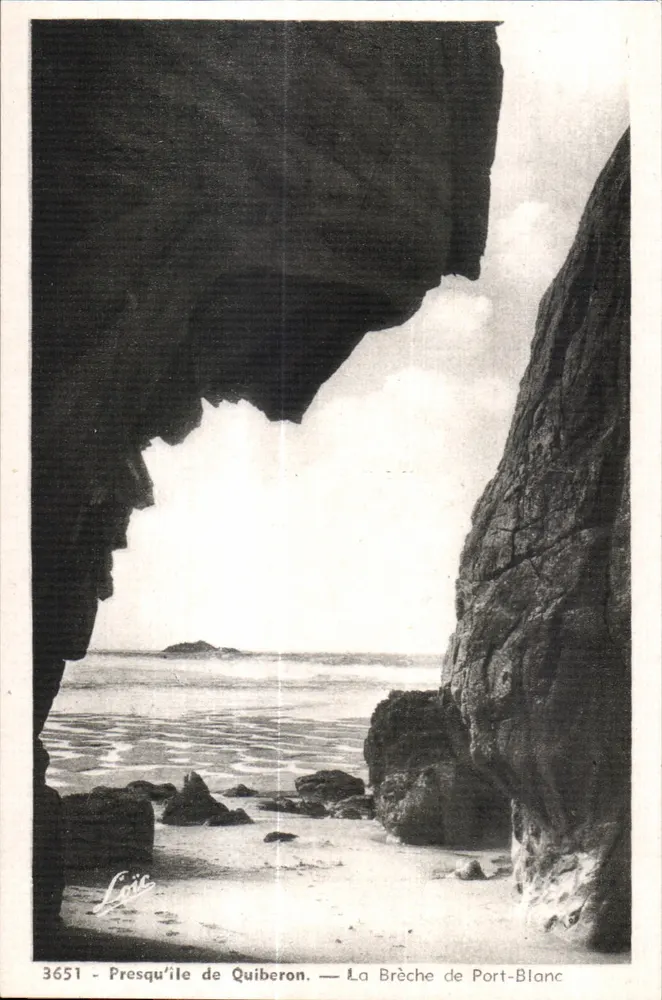 Halbinsel Quiberon — La Brèche de Port-Blanc — Édition Mespérénnes - Vorderseite