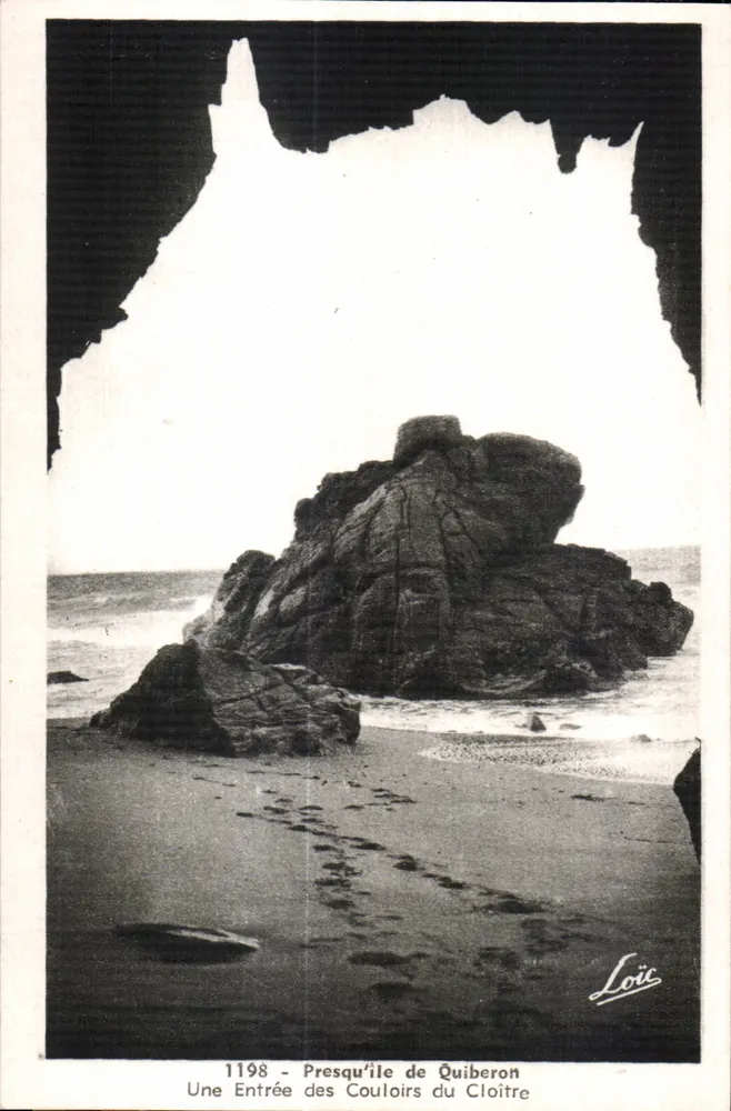 Presqu'île de Quiberon — Ein Eingang zu den Cloistergängen — Loïc, n° 1198 - Vorderseite