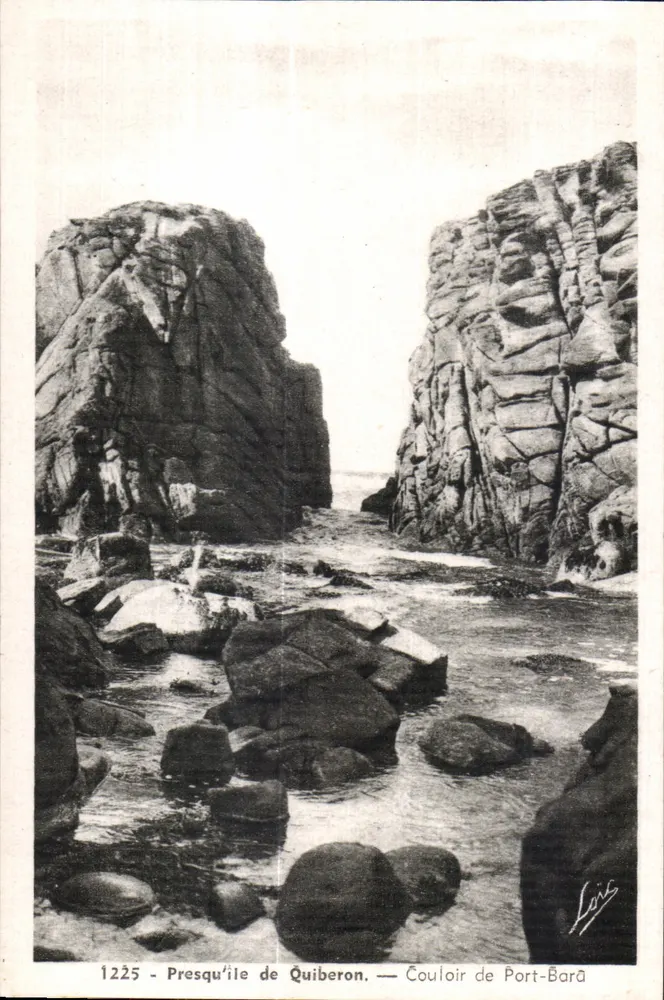 Halbinsel Quiberon — Passage Port-Barâ — Édition Mésia - Hennes, n° 1225 - Vorderseite