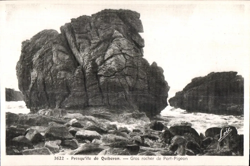 Presqu'île de Quiberon — Gros rocher de Port-Pigeon — Édition Mesny Rennes n°3622 - Vorderseite