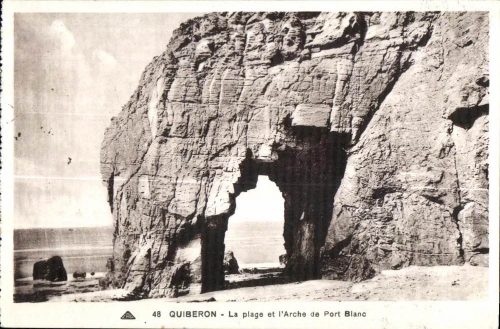 Quiberon - Der Strand und der Bogen von Port Blanc — C° D'F3 Arts, Strasbourg-Schiltigheim, n°48 - Vorderseite