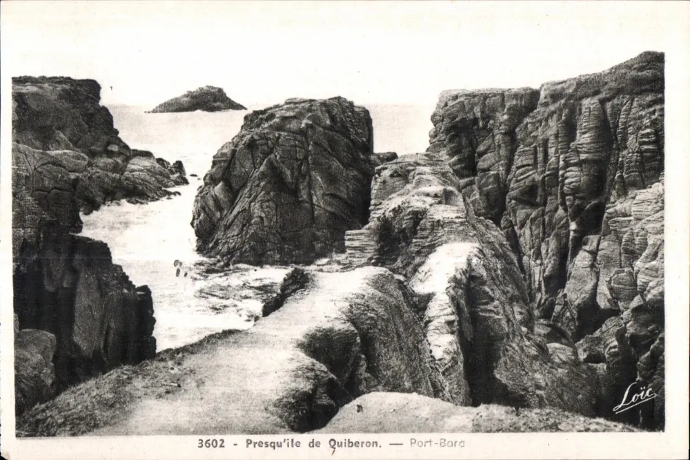 Presqu'île de Quiberon — Port-Bara — Loïc, n° 3602 - Frente