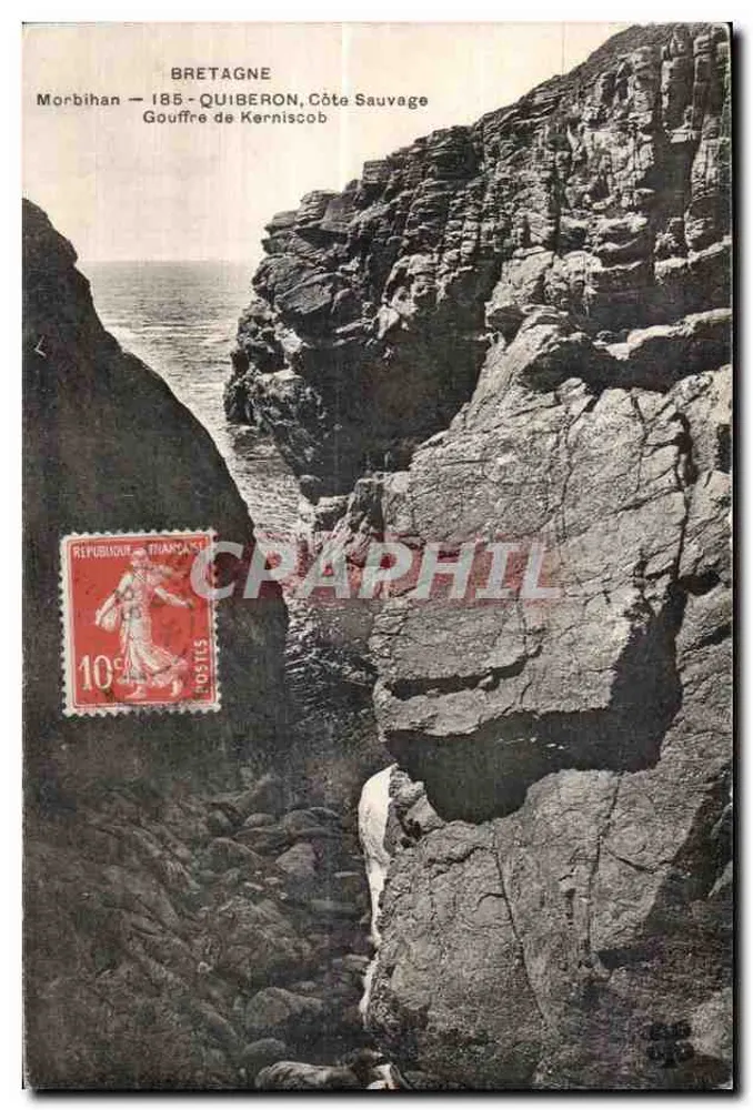 Kerniscob-Höhle — Morbihan — Wilde Küste — Verlag nicht sichtbar - Vorderseite