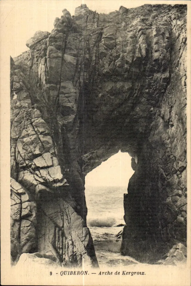 Quiberon — Arco de Kergroux — G. Artaud, editor, Nantes - Frente