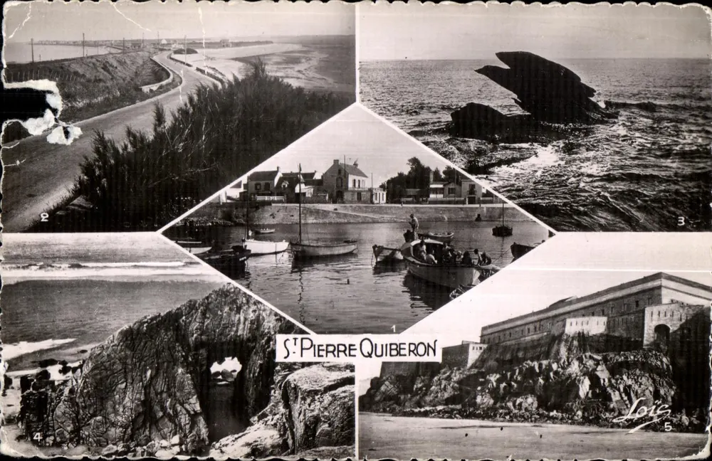 Saint-Pierre-Quiberon — vista panorâmica — Edição Mésny, n°5652 - Frente