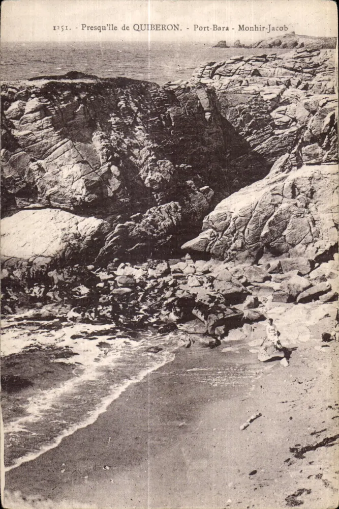 Presqu'île de Quiberon — Port-Bara - Monhir-Jacob — Laurent-Nel, Rennes - Vorderseite