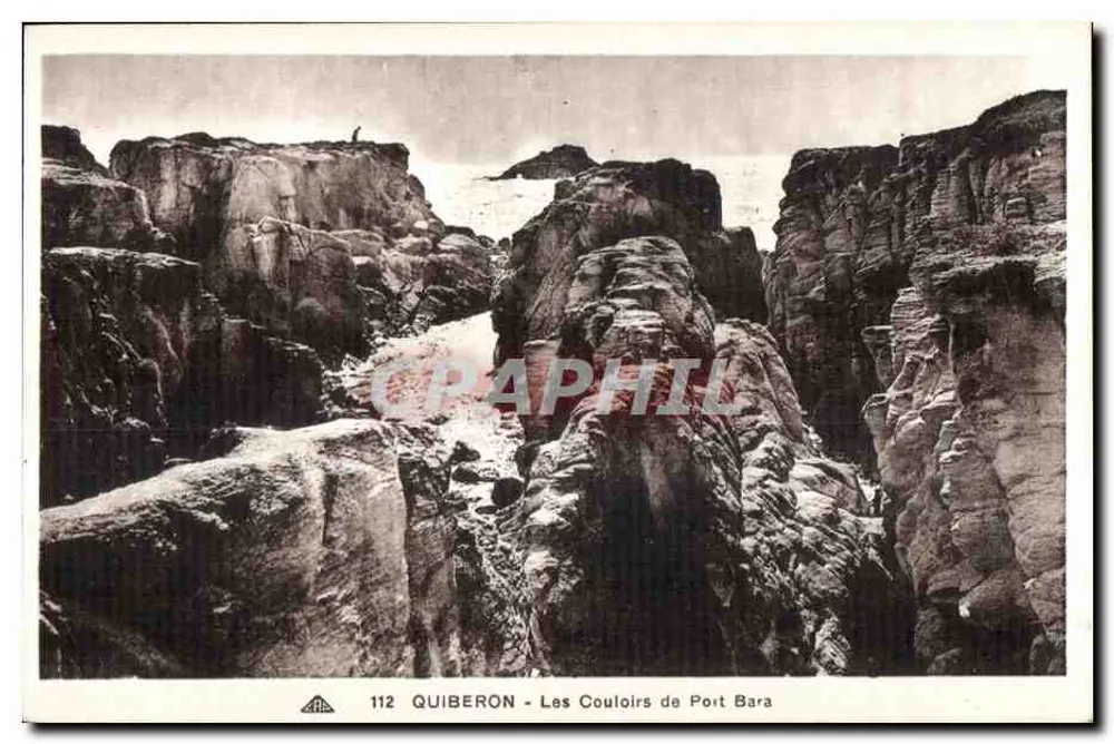 Quiberon – Die Passagen von Port Bara – Nr. 112 – C. des Arts Photographiques - Vorderseite