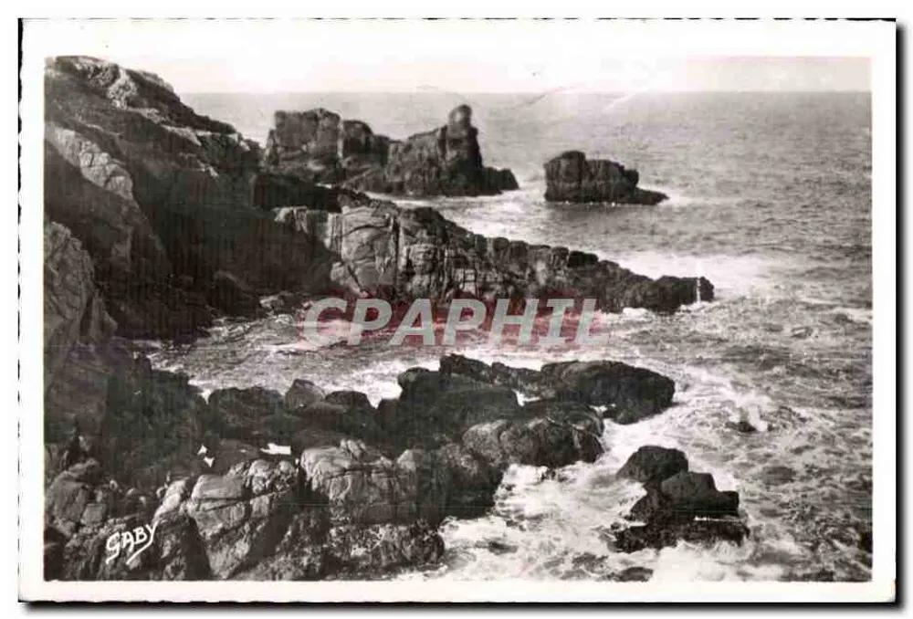 Os Rochos do Leão — Quiberon (Morbihan) — Edições GABY - Frente