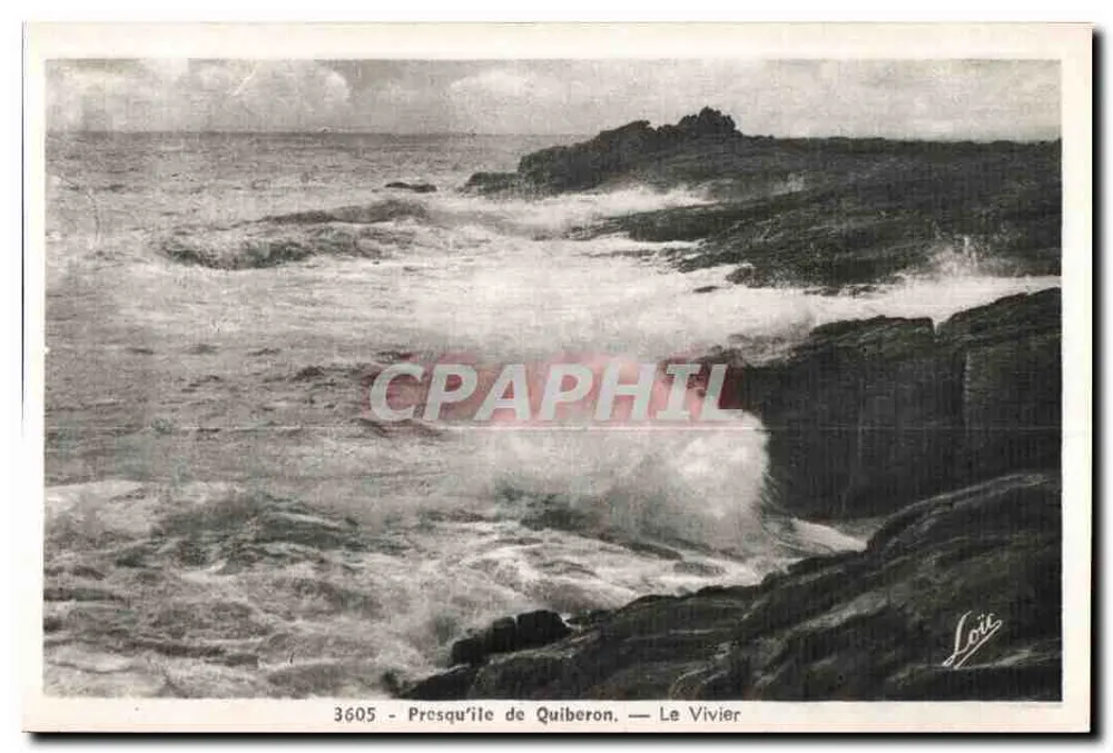 Pré-sala de Quiberon — O Vivier — Edição Mesny Rennes - Frente