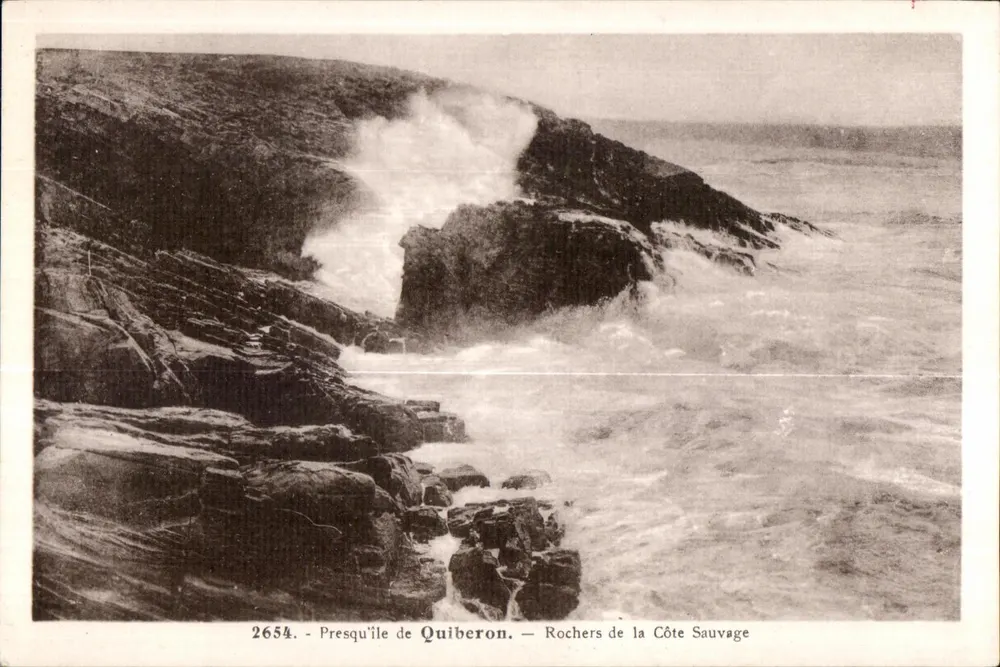 Presqu'île von Quiberon — Felsen der Wildküste — Laurent-Nel, Rennes - Vorderseite