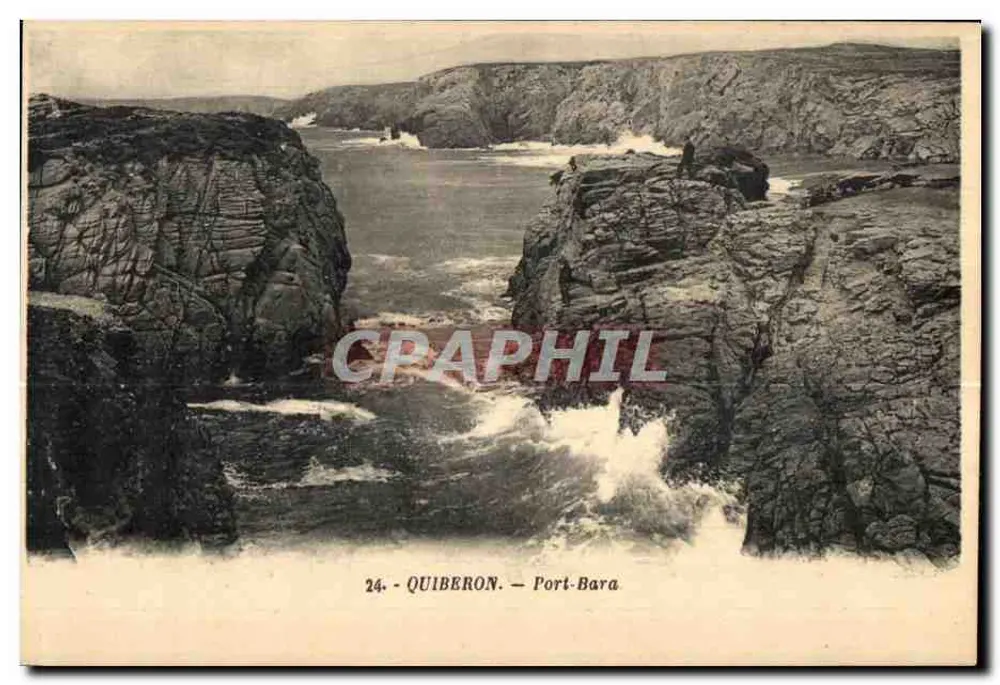 Quiberon — Port-Bara — G. Artaud, Nantes - Frente