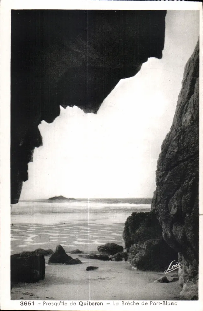 Halbinsel Quiberon — La Brèche de Port-Blanc — Verlag Loïc, Nr. 3651 - Vorderseite