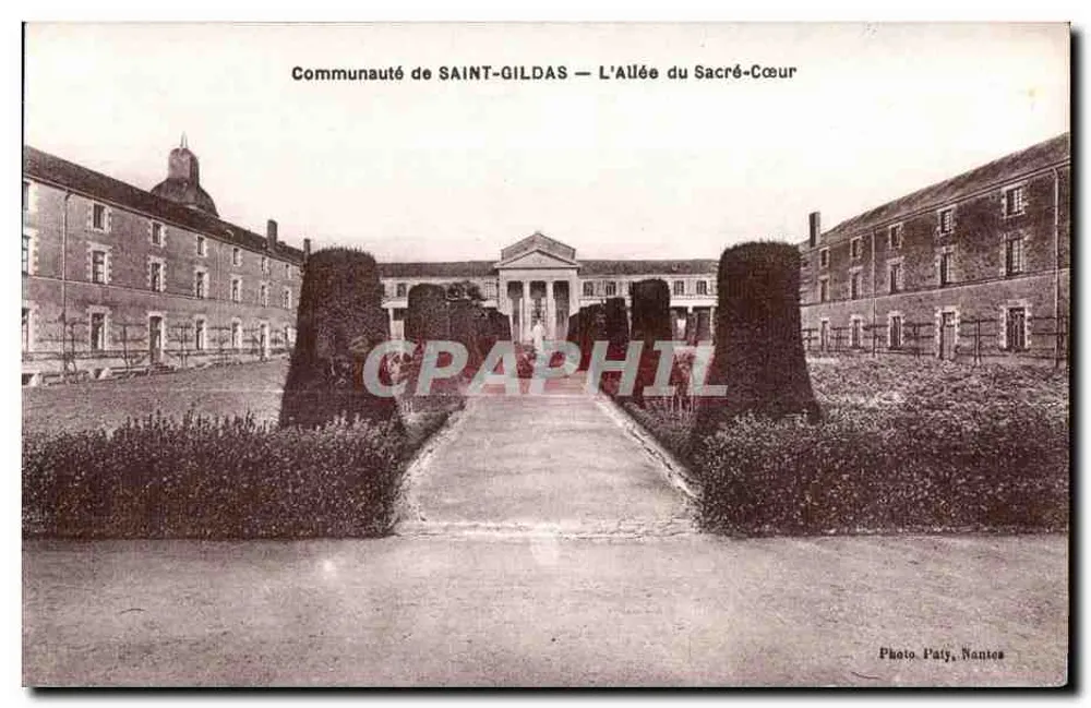 Gemeinschaft von SAINT-GILDAS — Die Allée du Sacré-Cœur — Photo Paty, Nantes - Vorderseite