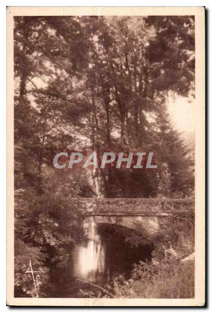 Abtei Notre-Dame de Langonnet — Alte Brücke über die Ellé — Le Doaré, phot. Châteaulin - Vorderseite
