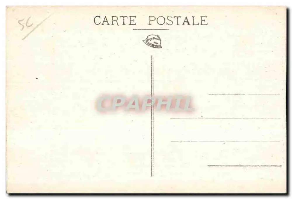 Abtei Notre-Dame de Langonnet — Tannenbaumallee — Serie 18 - Rückseite