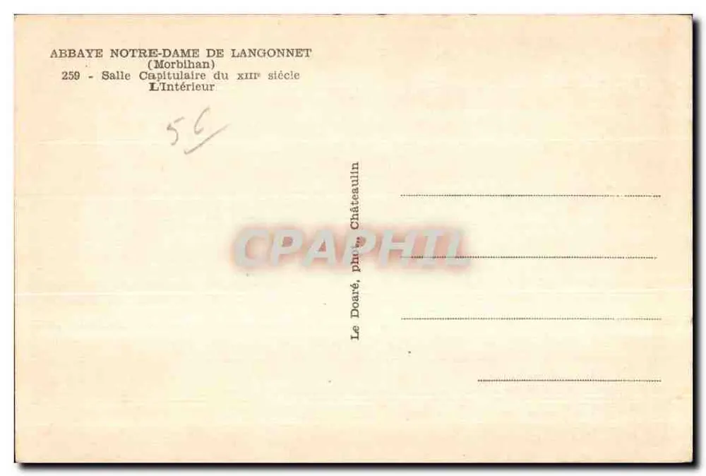Abbaye Notre-Dame de Langonnet — Kapitelraum des 13. Jahrhunderts — Le Doaré, Châteaulin - Rückseite