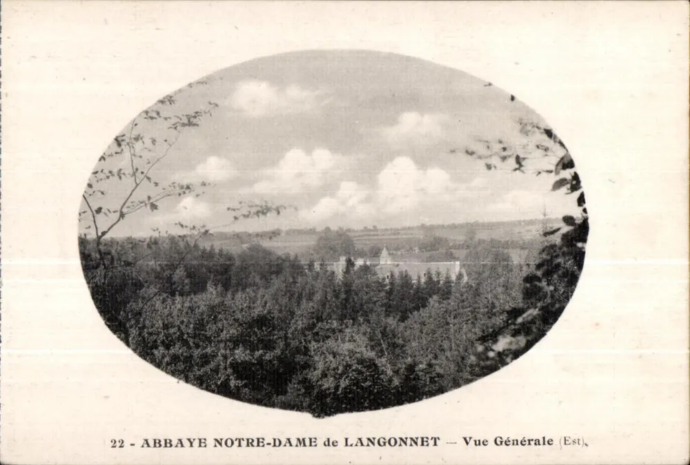 Abpia Notre-Dame de Langonnet — Ogólny widok (Wschód) — n°22 - Awers