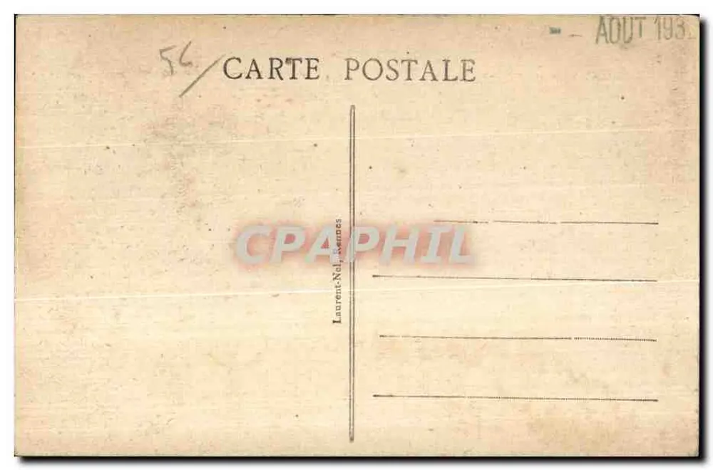 Die Tafel der Händler - Dol ar March'adourien - Locmariaquer - Golf von Morbihan - Rückseite