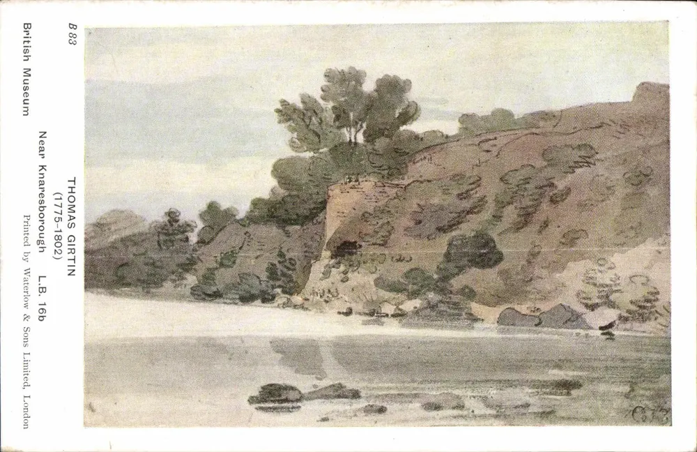 Ansicht von Knaresborough — Thomas Girtin (1775-1802) — British Museum, L.B. 16b - Vorderseite