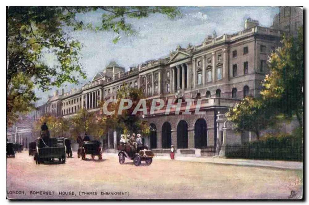 London, Somerset House — Thames Embankment — Tuck & Sons - Vorderseite