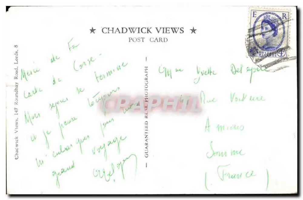 Boat Landings, Waterloo Lake, Roundhay Park, Leeds — Chadwick Views, n° GBL-71 - Rückseite