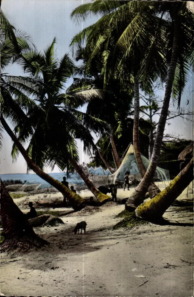 Playa de Pescadores — Dakar — África en Colores, n°1238 - Anverso