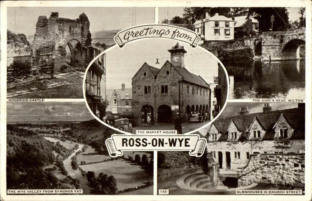 Ross-on-Wye — Witaj z Ross-on-Wye — wydawca nieznany, nr serii 153 - Awers