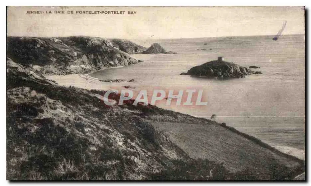 Jersey - La Baie de Portelet - Portelet Bay — unbekannter Verlag - Vorderseite