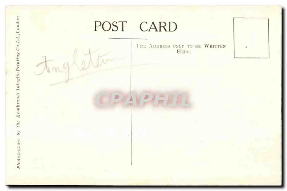 Carisbrooke Castle — vista do norte — H.M. Office of Works - Verso