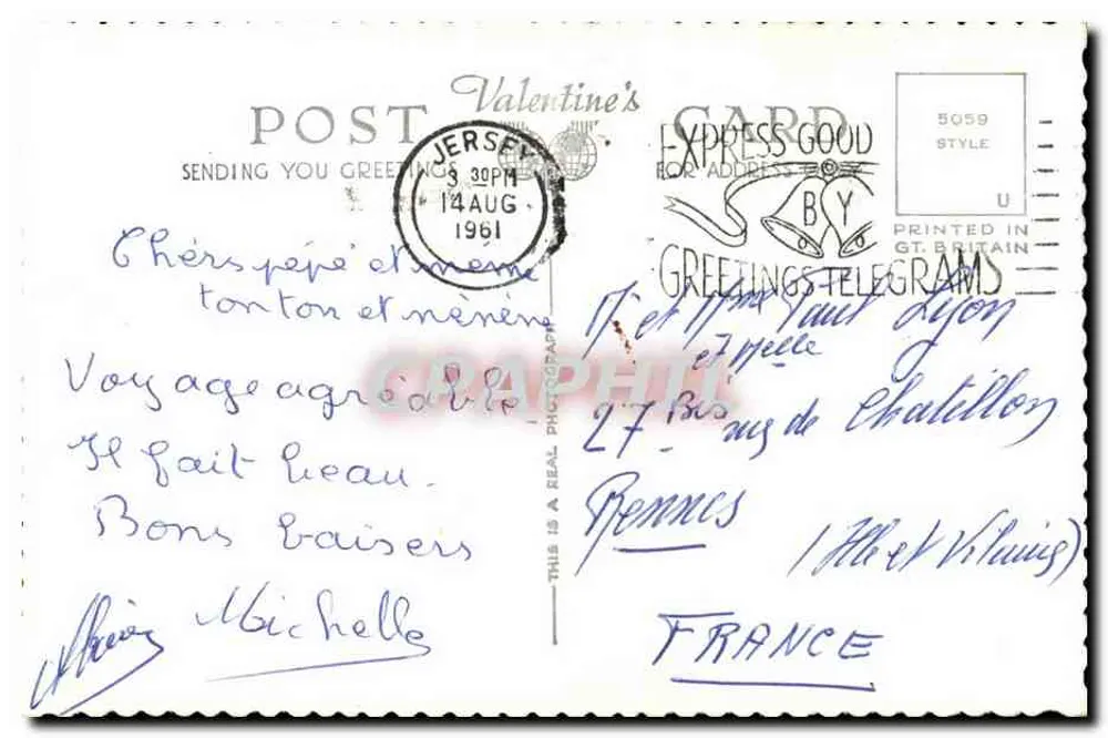 제리 — Mont Orgueil 성, Needle Rock, St. Brelade's Bay, La Corbière 등대 — 발행사 Jersey L.5575 - 뒷면