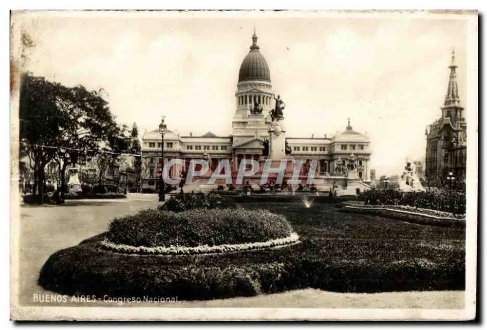 Buenos Aires — Congreso Nacional — Verleger nicht sichtbar - Vorderseite