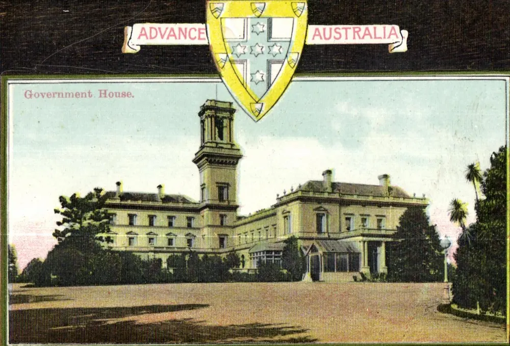 Government House — Advance Australia — B.B. Melbourne, London - Recto