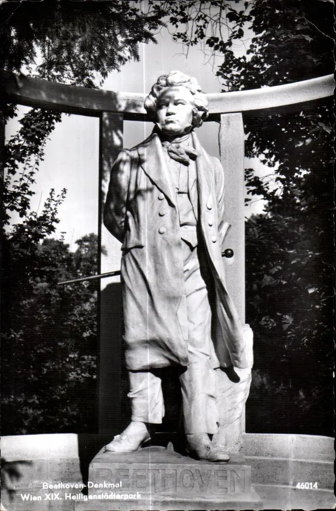 Monumento a Beethoven — Viena XIX, Heiligenstädterpark — PAG, n°46014 - Frente