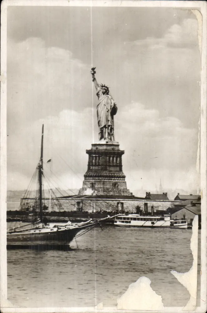 Statue der Freiheit — New York — Ocean Comfort Company m. b. H. Bremerhaven - Vorderseite