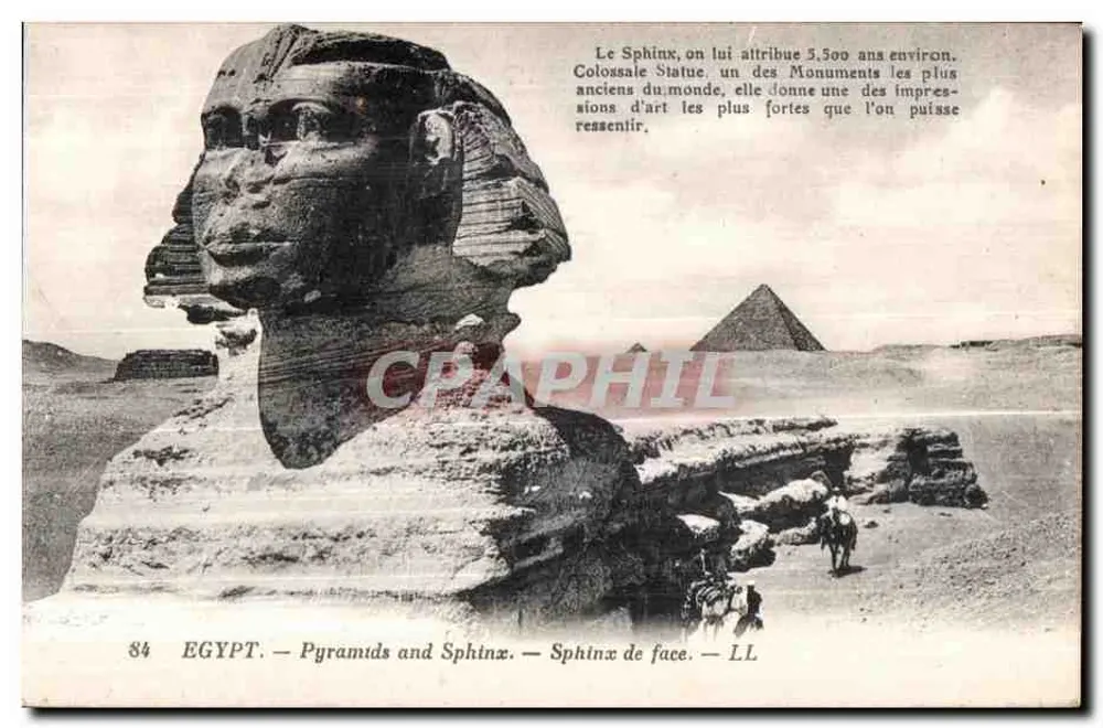 Ägypten — Pyramiden und Sphinx — LL - Vorderseite