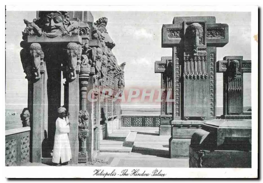 Héliopolis - O Palácio Hindu — Editora Lénet & Landrock, n° 1196 - Frente