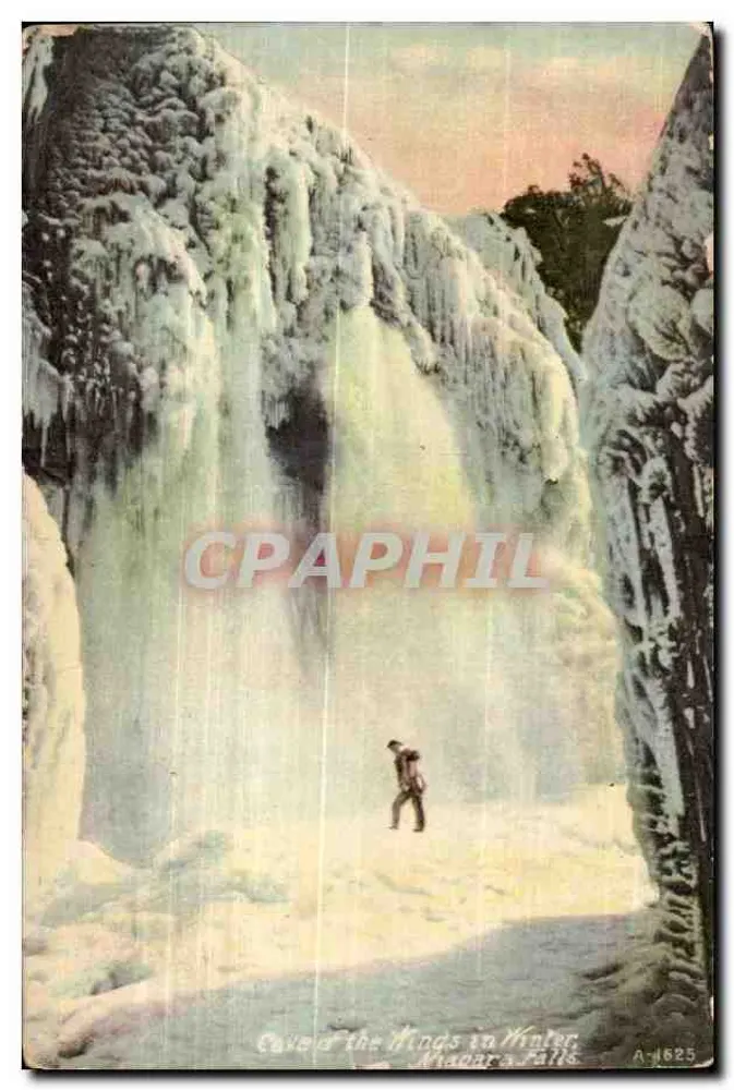 Caverna dos Reis no Inverno — Cataratas do Niágara — A. 1625 - Frente