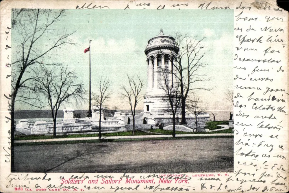Denkmal für Soldaten und Matrosen — New York — Verlag A. Loeffler, N.Y., n° 261 - Vorderseite