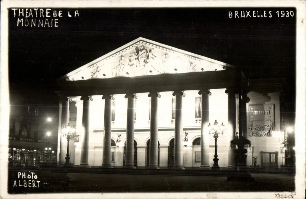 Theater der Münze — Brüssel 1930 — Photo Albert - Vorderseite