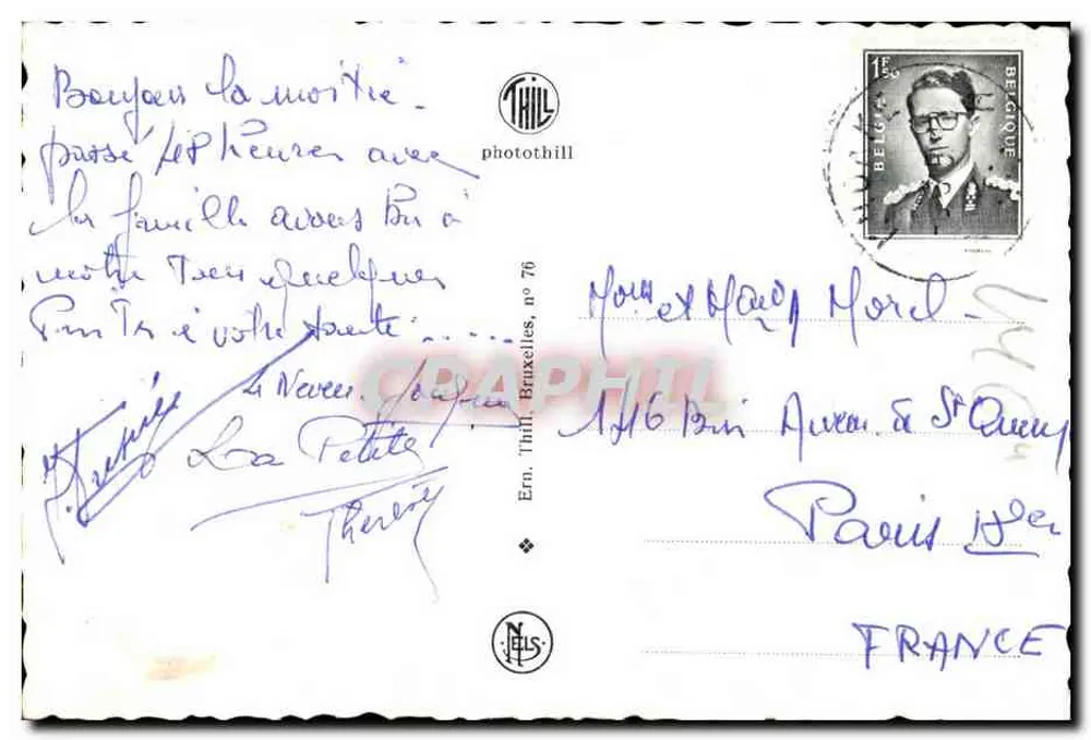 Le Zoute — Erinnerung an / Grüße aus — Verlag Thill, Nr. 76 - Rückseite