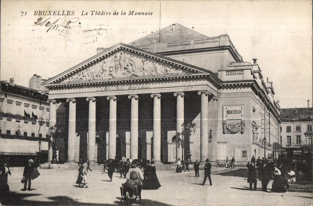 Brüssel — Das Königliche Theater der Münze — anonymer Verlag, Nr. 71 - Vorderseite