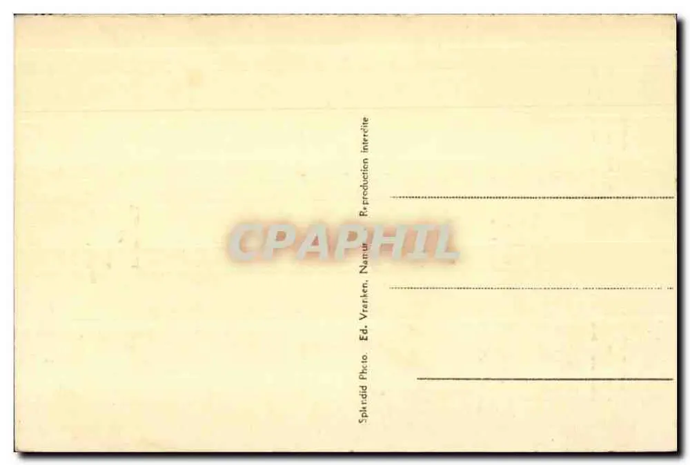 Reconstituição dos locais do acidente — acidente real na floresta — Ed. Photo. Splendid Vreken - Verso